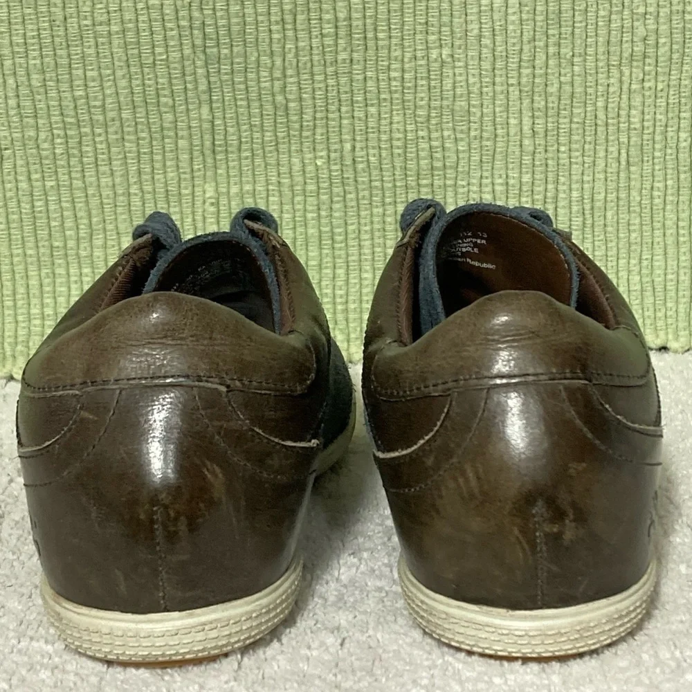 Timberland Earthkeepers Womens Blue/Brown Leather Lace Up Casual Shoes SZ US 8W